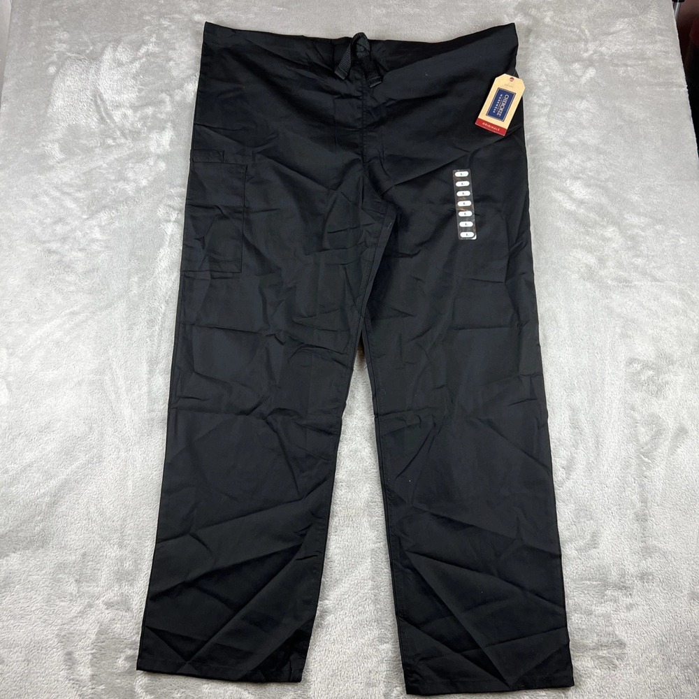 Cherokee Black Scrub Pants Unisex S NWT Uniform Pockets